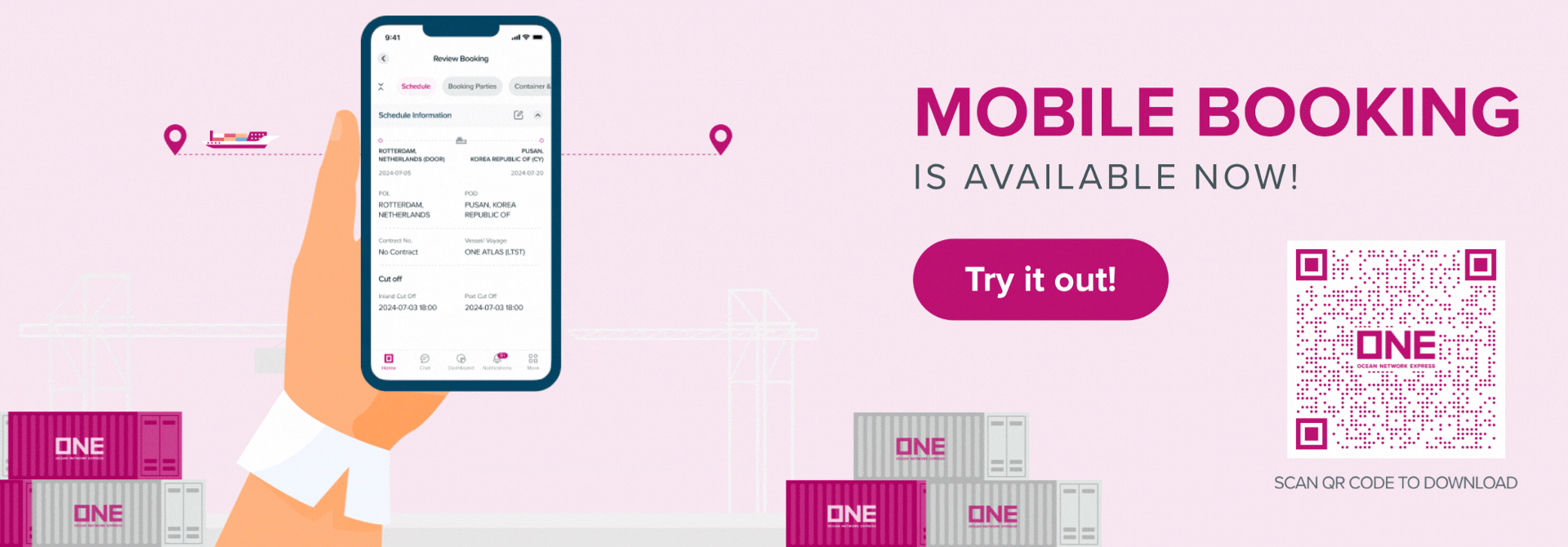 MOBILE BOOKING IS NOW AVAILABLE